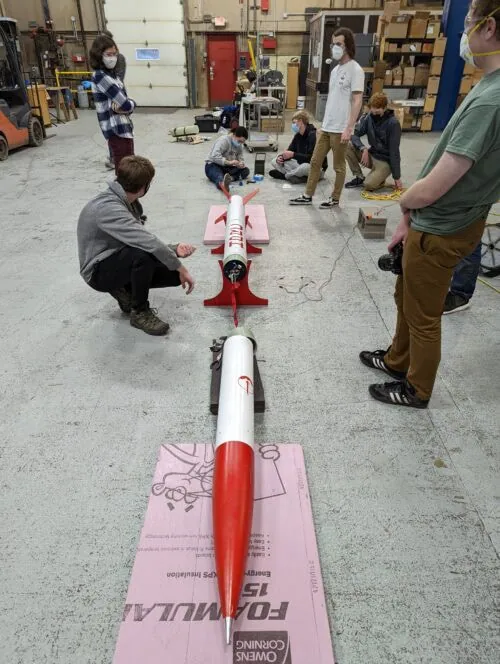 Rocket Stage Separation Test