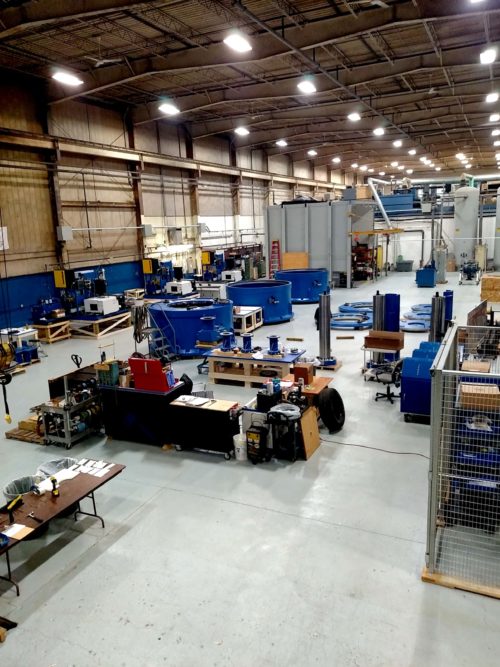 High angle perspective on Test Devices testing facility