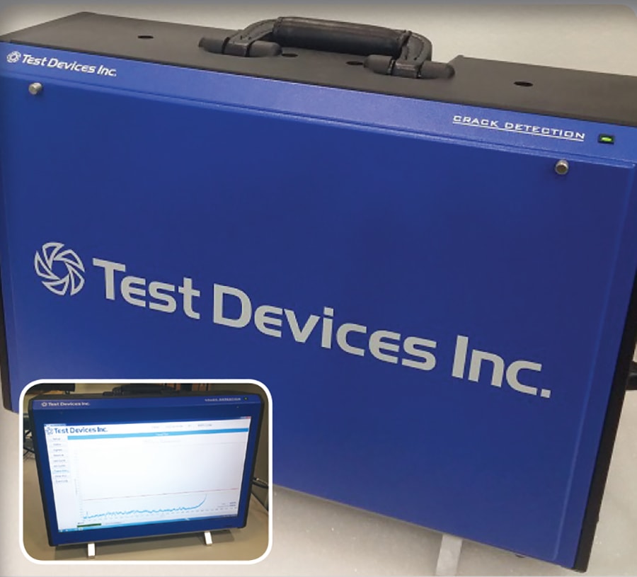 Real-Time Crack Detection for Spin Rig